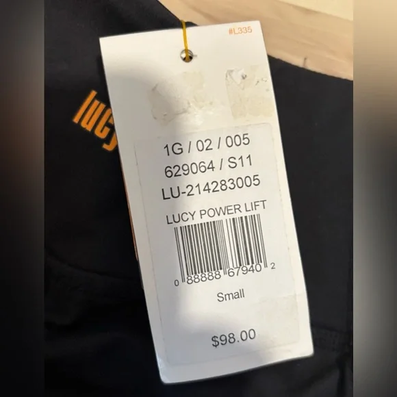 Lucy Powerlift Crop Leggings, Size S, NWT - Picture 5 of 6